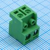 DG332W-5.0-02P-14-00A(H), винтовой клеммный блок с защитой провода, 2 контакта. серия dg332w-5.0