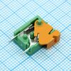 FFKDS/V1-5.08, клеммы для печатной платы, номинальный ток: 15 a, расчетное напряжение (iii/2): 400 в, номинальное сечение: 1,5 мм?, размер шага: 5,08 мм, полюсов: 1, тип подключения: пружинные зажимы push-in