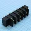 DT-25-A02W-05, одноуровневый баръерный клеммный блок для монтажа на панель. количество контактов: 5. выводы под пайку. материал: полиамид ра66, ul 94 v-0; т = -40...+105с; шаг: 7.62 мм, 300в, 15а, сечение 0,5 ~2,5 мм.кв
