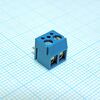 DG340R-3.81-02P-12-00A(H), винтовой клеммный блок с защитой провода, 2 контакта. серия dg340r-3.81