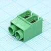 DG167-5.0-02P-14-00A(H), винтовой клеммный блок с защитой провода, 2 контакта. серия dg167-5.0