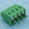 DG308-2.54-04P-14-00A(H), винтовой клеммный блок c рельефной обоймой, 4 контакта. серия dg308-2.54