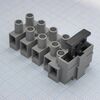 DG801-05P-11-00A(H), электромонтажный клеммник с предохранителем на 5 контактов
