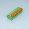 DG141V-2.54-16P-14-00A(H), нажимной безвинтовой клеммный блок на 16 контактов. зажим типа торцевой контакт. серия dg141v-2.54