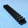 DG49-A-12P-13-00A(H), блок барьерных клеммников 12 контактов черный