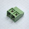 DG950-9.5-02P-14-00A(H), винтовой клеммный блок c рельефной обоймой, 2 контакта. серия dg950-9.5