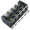 TB-10004, клеммная колодка винтовая с крышкой 8 контактов (2х4) м6, awg6, 10мм2, 100а 600в
