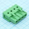 2EDGB-5.08-04P-14-00A(H), блок клеммный соединительный вертикальный 4 контакта шаг 5.08мм на плату