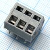 DG245-5.0-03P-11-00A(H), нажимной безвинтовой клеммный блок на 3 контакта. зажим типа зажимная клеть. серия dg245-5.0