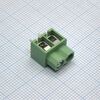 DG166-5.0-02P-14-00A(H), винтовой клеммный блок с защитой провода, 2 контакта. серия dg166-5.0