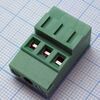 DG500H-5.08-03P-14-00A(H), винтовой клеммный блок c рельефной обоймой, 3 контакта. серия dg500h-5.08