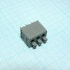 DG236-5.0-03P-11-00A(H), нажимной безвинтовой клеммный блок на 3 контакта. зажим типа торцевой контакт. серия dg236-5.0