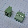 DG128R-5.0-03P-14-00A(H), винтовой клеммный блок c рельефной обоймой, 3 контакта. серия dg128r-5.0