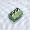 DG306-5.0-03P-14-00A(H), винтовой клеммный блок с защитой провода, 3 контакта. серия dg306-5.0