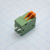 DG141V-2.54-02P-14-00A(H), нажимной безвинтовой клеммный блок на 2 контакта. зажим типа торцевой контакт. серия dg141v-2.54