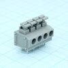 DG235-3.81-04P-11-00A(H), нажимной безвинтовой клеммный блок на 4 контакта. зажим типа торцевой контакт. серия dg235-3.81