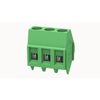 DG103-5.0-03P-14-00A(H), винтовой клеммный блок c рельефной обоймой, 3 контакта. серия dg103-5.0