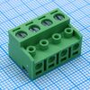 DG332W-5.0-04P-14-00A(H), винтовой клеммный блок с защитой провода, 4 контакта. серия dg332w-5.0