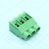 DG636-6.35-03P-14-00A(H), винтовой клеммный блок c рельефной обоймой, 3 контакта. серия dg636-6.35