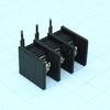 DG45R-B-03P-13-00A(H), барьерный клеммный блок на 3 контакта. серия dg45r-b