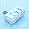 DG238-10.0-04P-19-07A(H), электромонтажный клеммник на 4 контакта