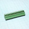 DG308-2.54-14P-14-00A(H), винтовой клеммный блок c рельефной обоймой, 14 контактов. серия dg308-2.54