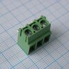 DG302R-5.0-03P-14-00A(H), винтовой клеммный блок с защитой провода, 3 контакта. серия dg302r-5.0