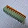 DG141V-2.54-20P-14-00A(H), нажимной безвинтовой клеммный блок на 20 контактов. зажим типа торцевой контакт. серия dg141v-2.54