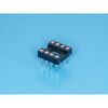 SCSM-8, dip-панель цанговая под микросхему 8pin, шаг 2.54мм, ширина 7.62мм