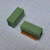 DG141R-2.54-10P-14-00A(H), нажимной безвинтовой клеммный блок на 10 контактов. зажим типа торцевой контакт. серия dg141r-2.54