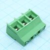 DG950-9.5-03P-14-00A(H), винтовой клеммный блок c рельефной обоймой, 3 контакта. серия dg950-9.5
