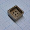 DS1032-44SDNT1A, plcc сокет 44 контакта шаг 1.27, коричневый, h=3.8мм, dip