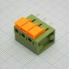 KF142V-5.08-03P, нажимной безвинтовой клеммный блок