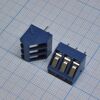 DG330-5.0-03P-12-00AH, винтовой клеммный блок c рельефной обоймой, 3 контакта. серия dg330-5.0