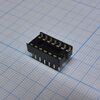 SCS-14 (2.54mm), dip-панель под микросхему 14pin, шаг 2.54мм, ширина 7.62мм