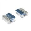 PCT-414 BLUE, клемма зажимная соединительная безвинтовая 4 провода сечение 0.5-2.5 кв.мм