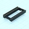KLS1-216-28-D, dip-панель под микросхему 28pin, шаг 2.54мм, ширина 15.24мм