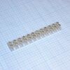 Колодка клеммная PA12-15A-12mm U-Type, колодка клеммная 400в 15а 12 клемм