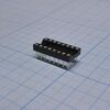 SCSM-16(2.54mm), dip-панель цанговая под микросхему 16pin, шаг 2.54мм, ширина 7.62мм