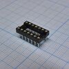SCSM-14(2.54mm), dip-панель цанговая под микросхему 14pin, шаг 2.54мм, ширина 7.62мм