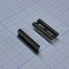 SCSM-20(2.54mm), dip-панель цанговая под микросхему 20pin, шаг 2.54мм, ширина 7.62мм