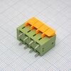 KF142V-5.08-04P, нажимной безвинтовой клеммный блок