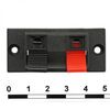 10-0033 / 24*53 MM, клеммник пружинный акустический 24*53 мм, 2 контакта