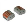 PCT-214, клеммник быстрозажимной 4-х контактный сечение 0.08-2.5 кв.мм