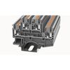 DSKK2.5-01P-11-00Z(H), этажная клемма, тип фиксации провода: push-in, номинальное сечение: 2.5 мм кв., 24a, 800v, ширина: 5,2 мм, цвет: серый, втычная перемычка, тип монтажа: din35