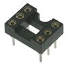 SCSM-06 TRS-06, dip-панель цанговая под микросхему 6pin, шаг 2.54мм, ширина 7.62мм
