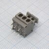 KF124B-3.81-03P-11, нажимной безвинтовой клеммный блок на 3 контакта. зажим типа торцевой контакт