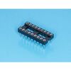 SCSM-18, dip-панель цанговая под микросхему 18pin, шаг 2.54мм, ширина 7.62мм