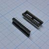 SCSM-24(2.54mm), dip-панель цанговая под микросхему 24pin, шаг 2.54мм, ширина 7.62мм