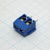 KF301V-5.0-02P-12, винтовой клеммный блок с защитой провода, 2 контакта